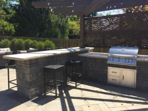 Capehart Landscape & Design Outdoor Patio with grill